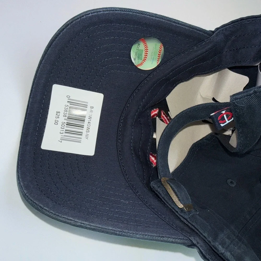 NWT '47 Brand Minnesota Twins Clean Up Adjustable Hat Navy MLB Dad Cap